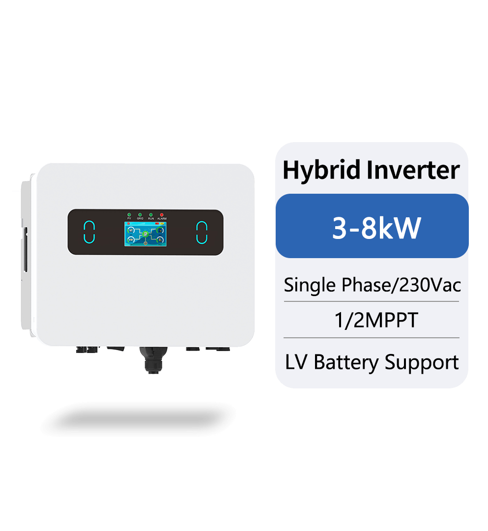 3-8KW Single Phase Hybrid